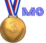 Medaile z krajského kola Matematické olympiády